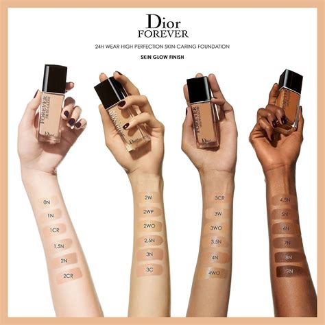 dior nude skin foundation swatches|Dior forever skin glow foundation.